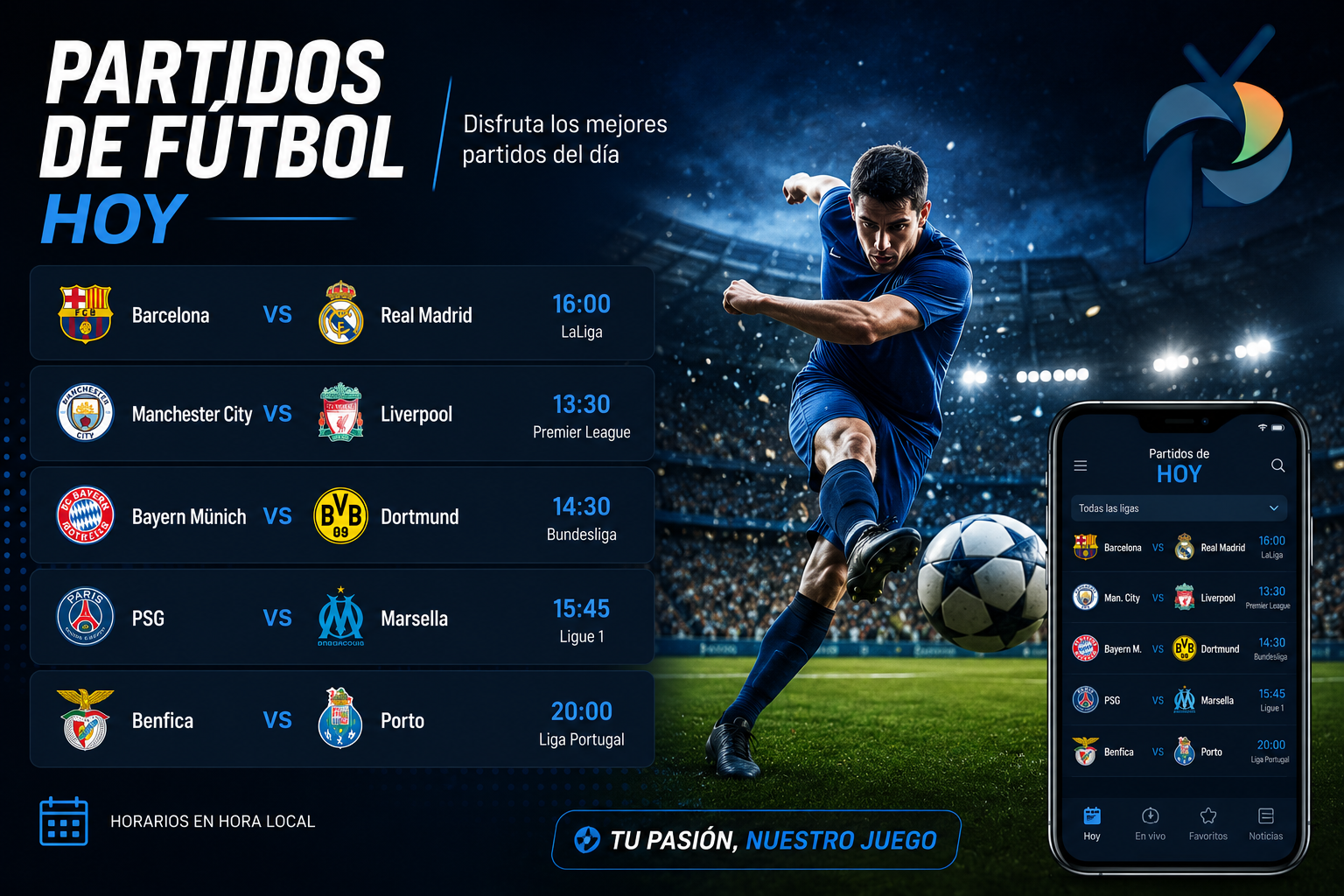 Partidos de Futbol Hoy